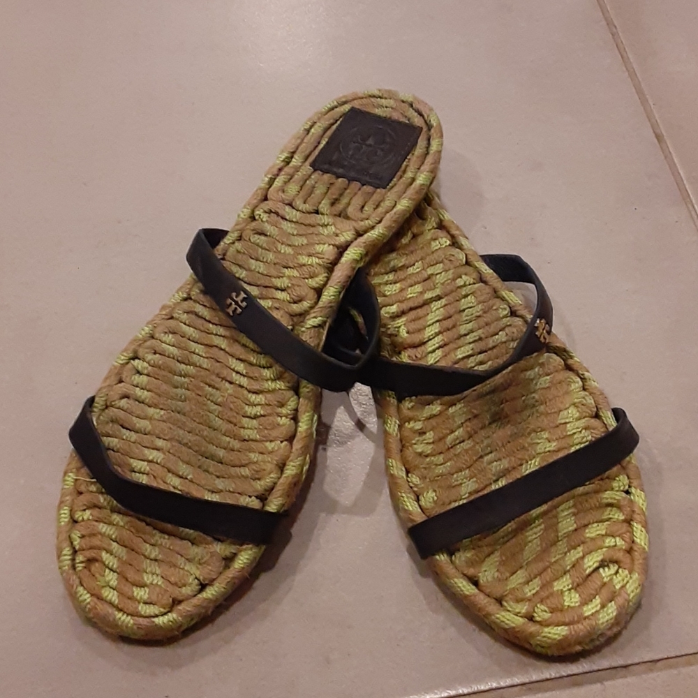 Tory Burch jute sandals